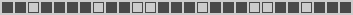 A single generation from the rule 30 cellular automaton